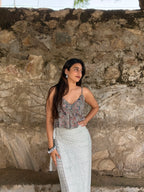 Pista Rapid Print Cotton Crop Top