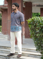 Indigo Butta Cotton Shirt