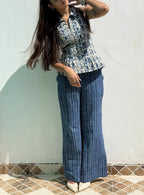 Indigo Dabu Katha Co-Ord Set
